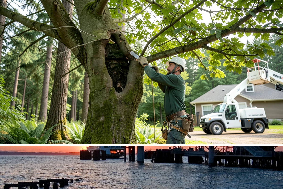 Emergency tree removal in Edmonds, Snohomish County, WA - This urgent service must be performed immediately when a tree fails regardless of season, though crews in Puget Sound navigate...