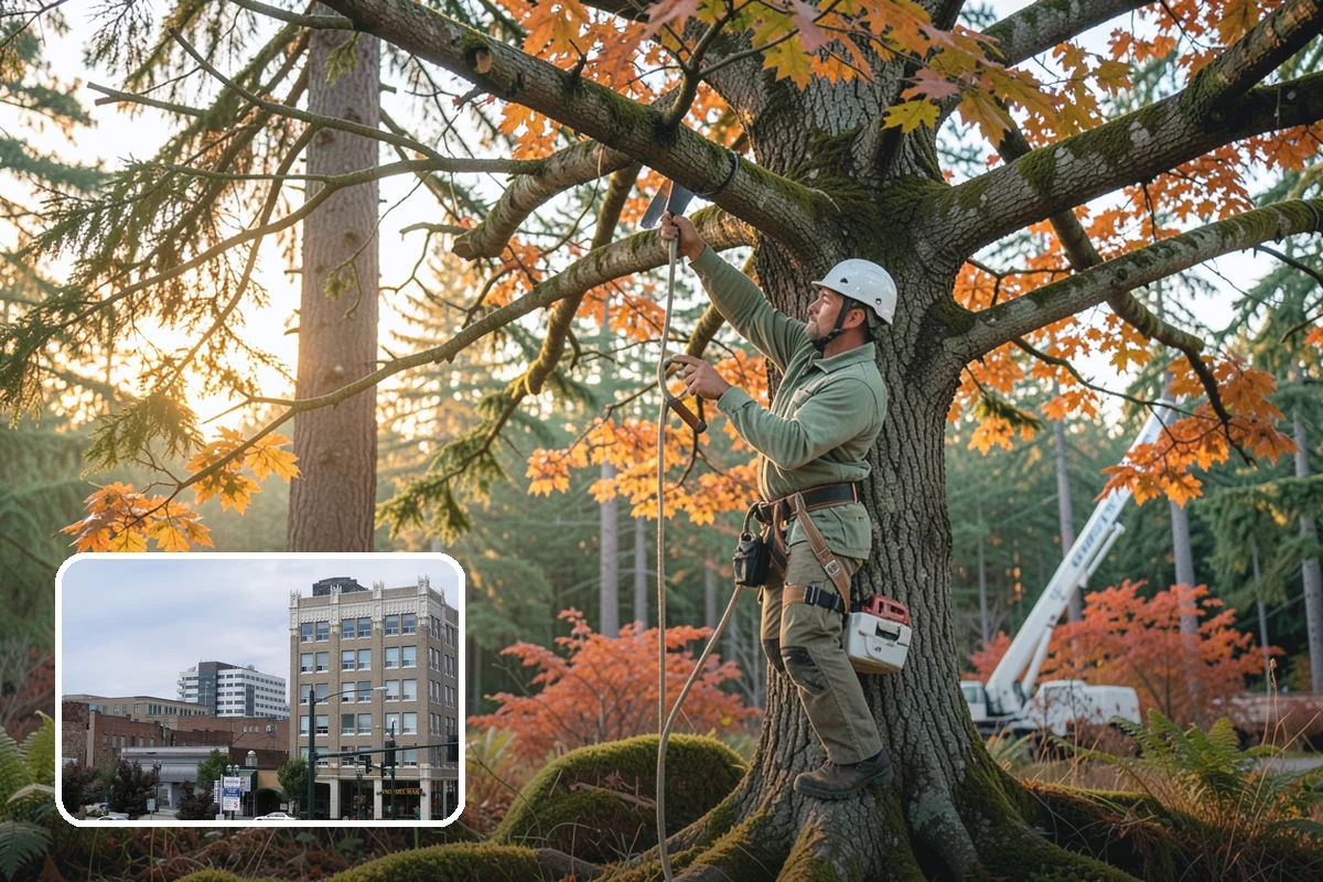 Emergency tree removal in Everett, Snohomish County, WA - Removes safety hazards and reduces liability