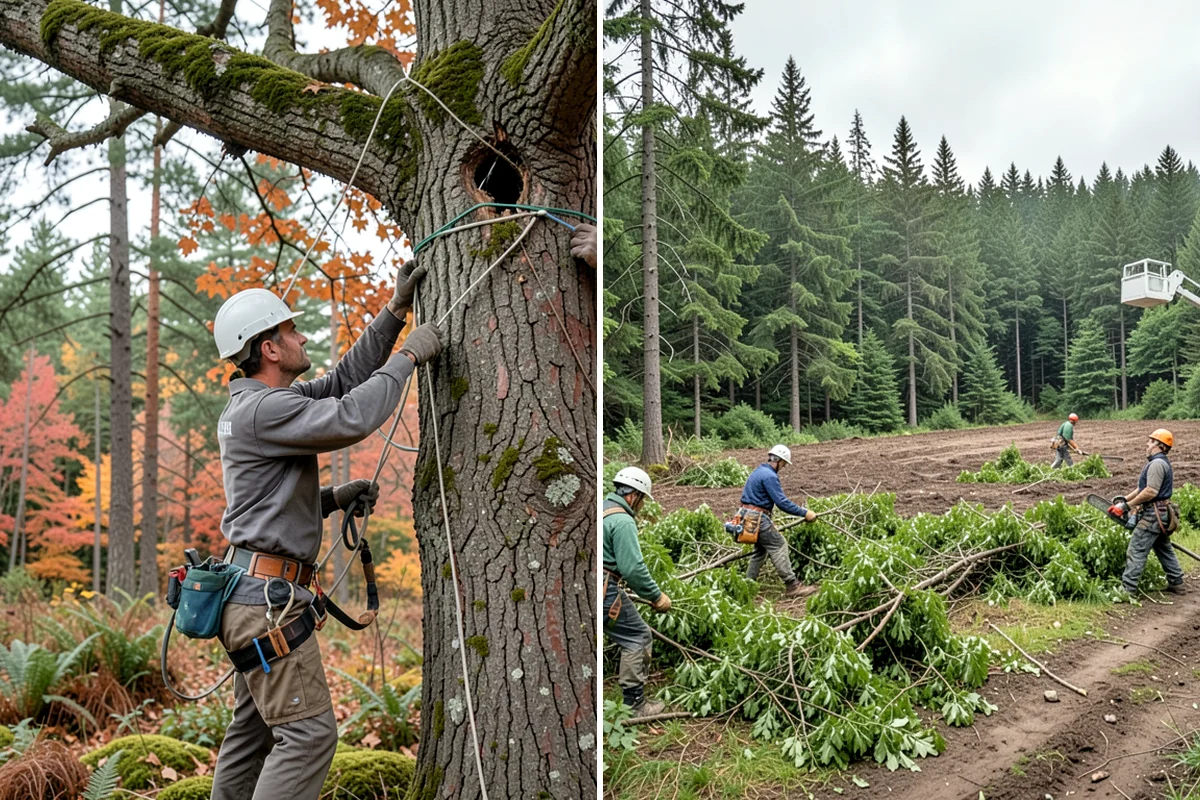 Emergency tree removal in Everett, Snohomish County, WA - On-site assessment and hazard evaluation