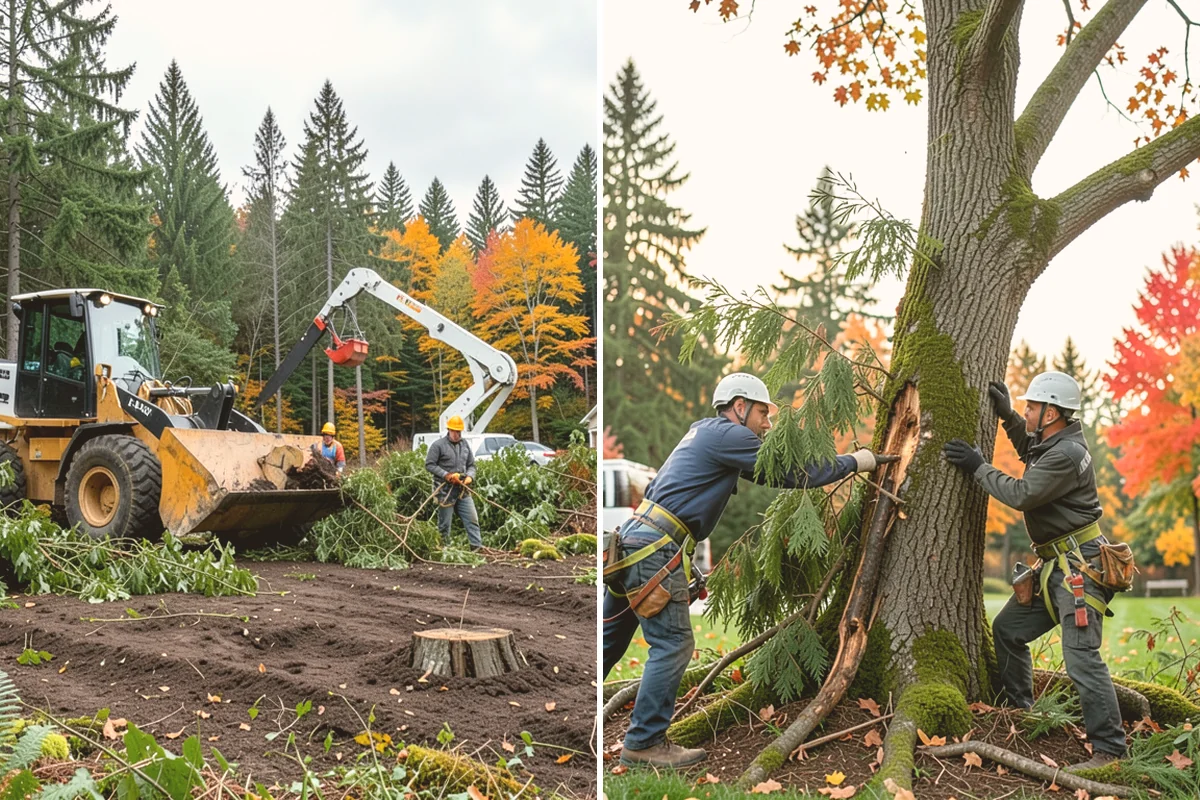Emergency tree removal in Fife, Pierce County, WA - On-site assessment and hazard evaluation
