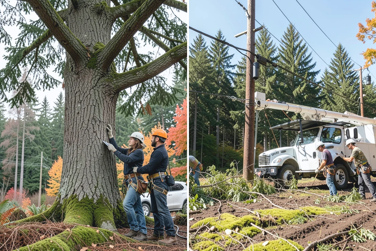 Emergency tree removal in Hamilton, Skagit County, WA - On-site assessment and hazard evaluation