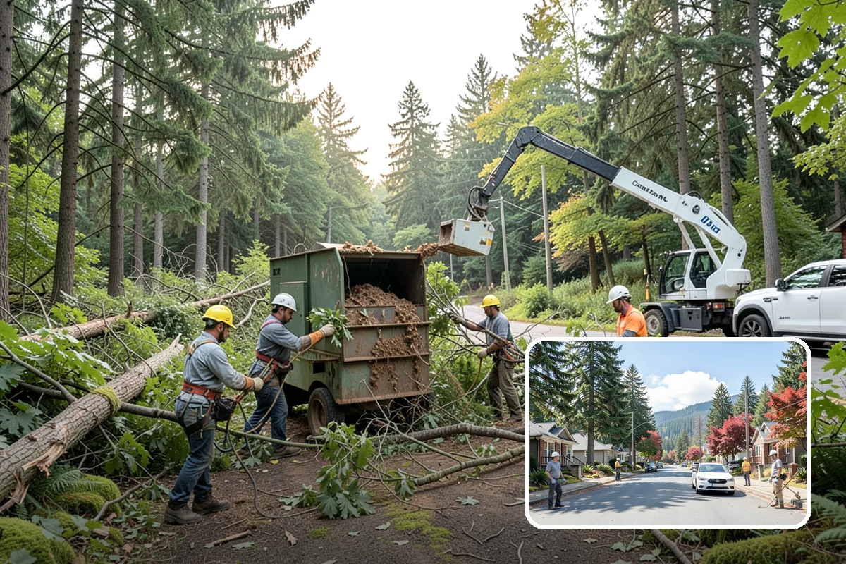 Emergency tree removal in Hunts Point, King County, WA - Removes safety hazards and reduces liability