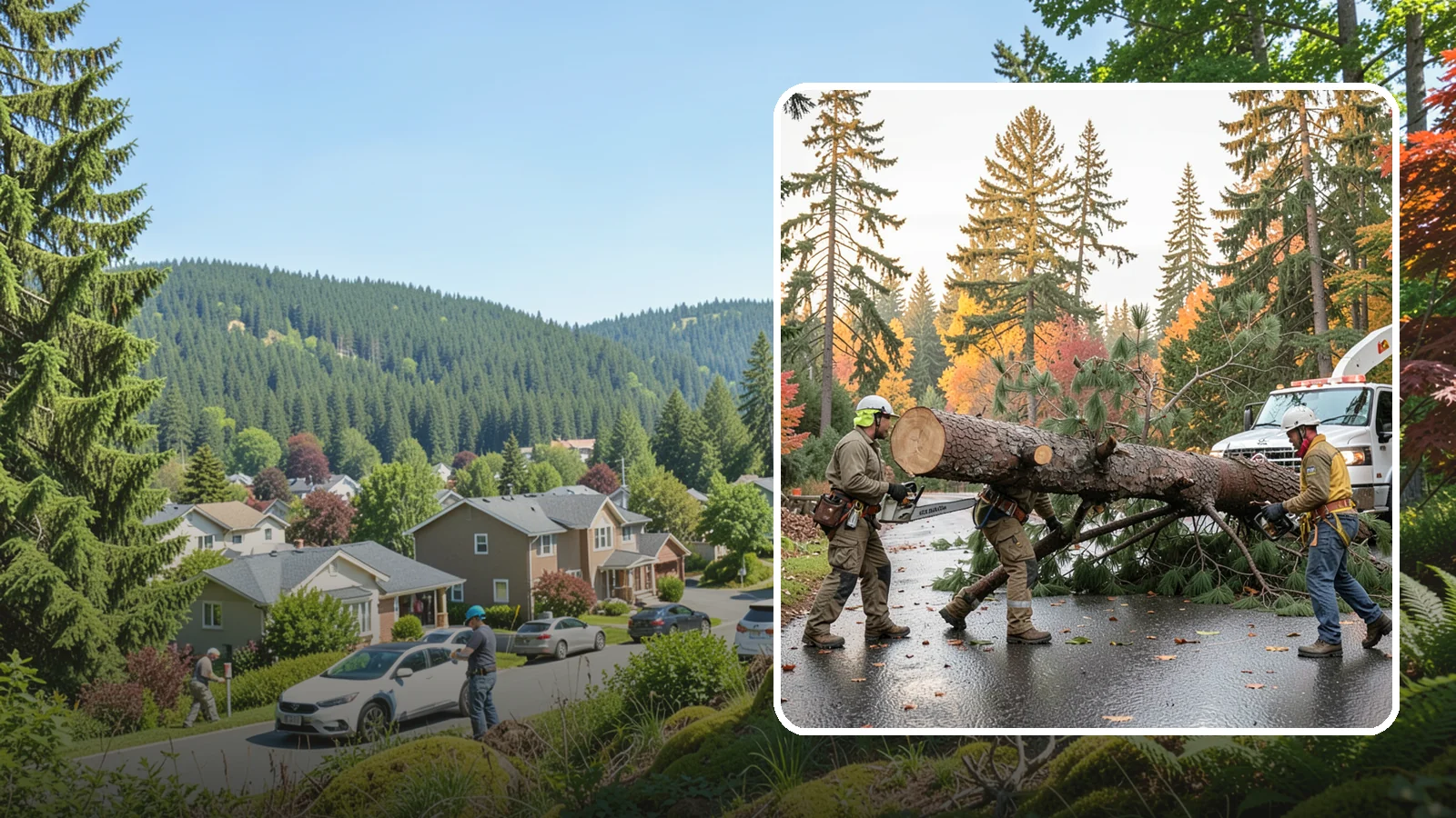 Emergency tree removal in Index, Snohomish County, WA - The urgent removal of trees that present an immediate danger.