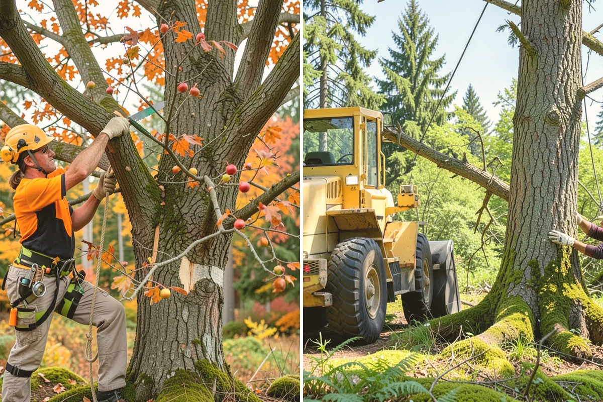 Emergency tree removal in Kent, King County, WA - On-site assessment and hazard evaluation