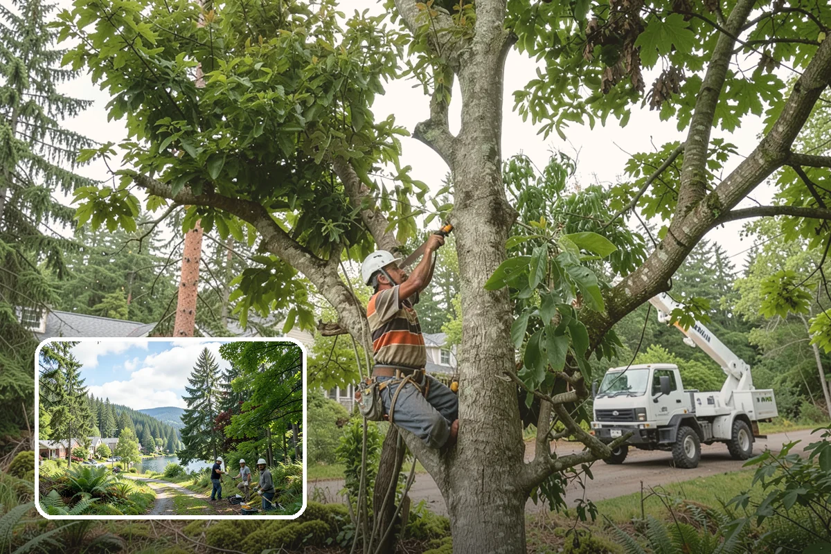 Emergency tree removal in Lake Forest Park, King County, WA - Removes safety hazards and reduces liability