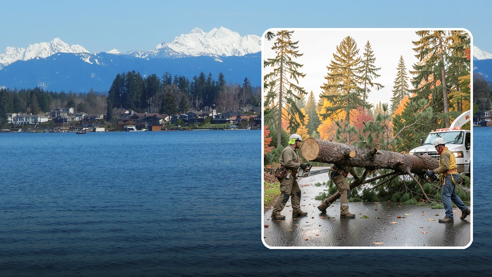 Emergency tree removal in Lake Stevens, Snohomish County, WA - The urgent removal of trees that present an immediate danger.