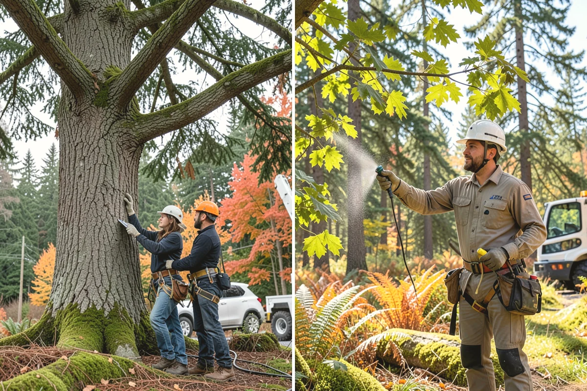Emergency tree removal in Mercer Island, King County, WA - On-site assessment and hazard evaluation