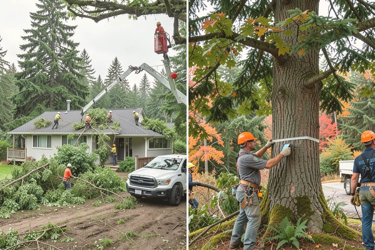 Emergency tree removal in Mount Vernon, Skagit County, WA - On-site assessment and hazard evaluation