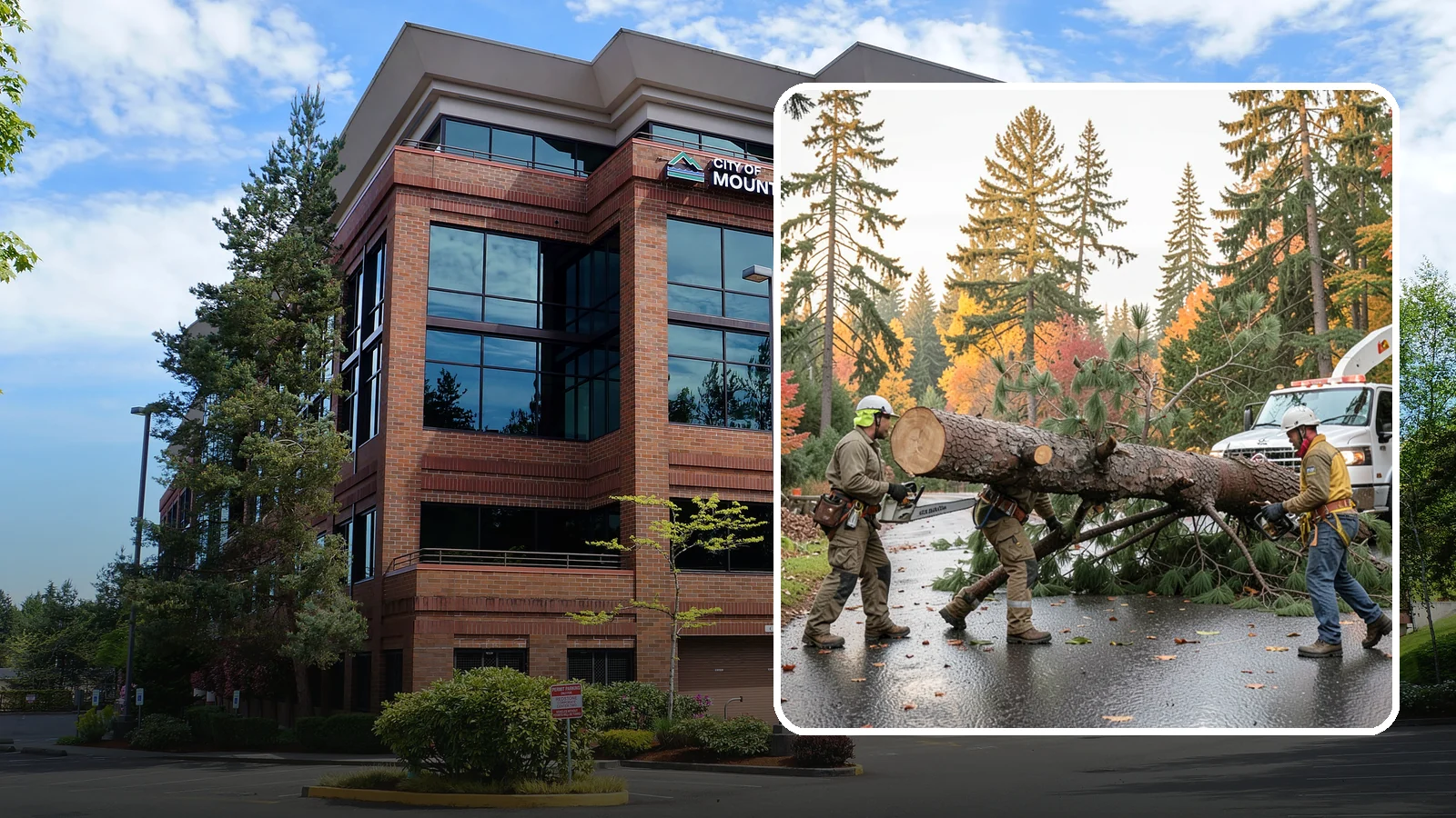Emergency tree removal in Mountlake Terrace, Snohomish County, WA - The urgent removal of trees that present an immediate danger.