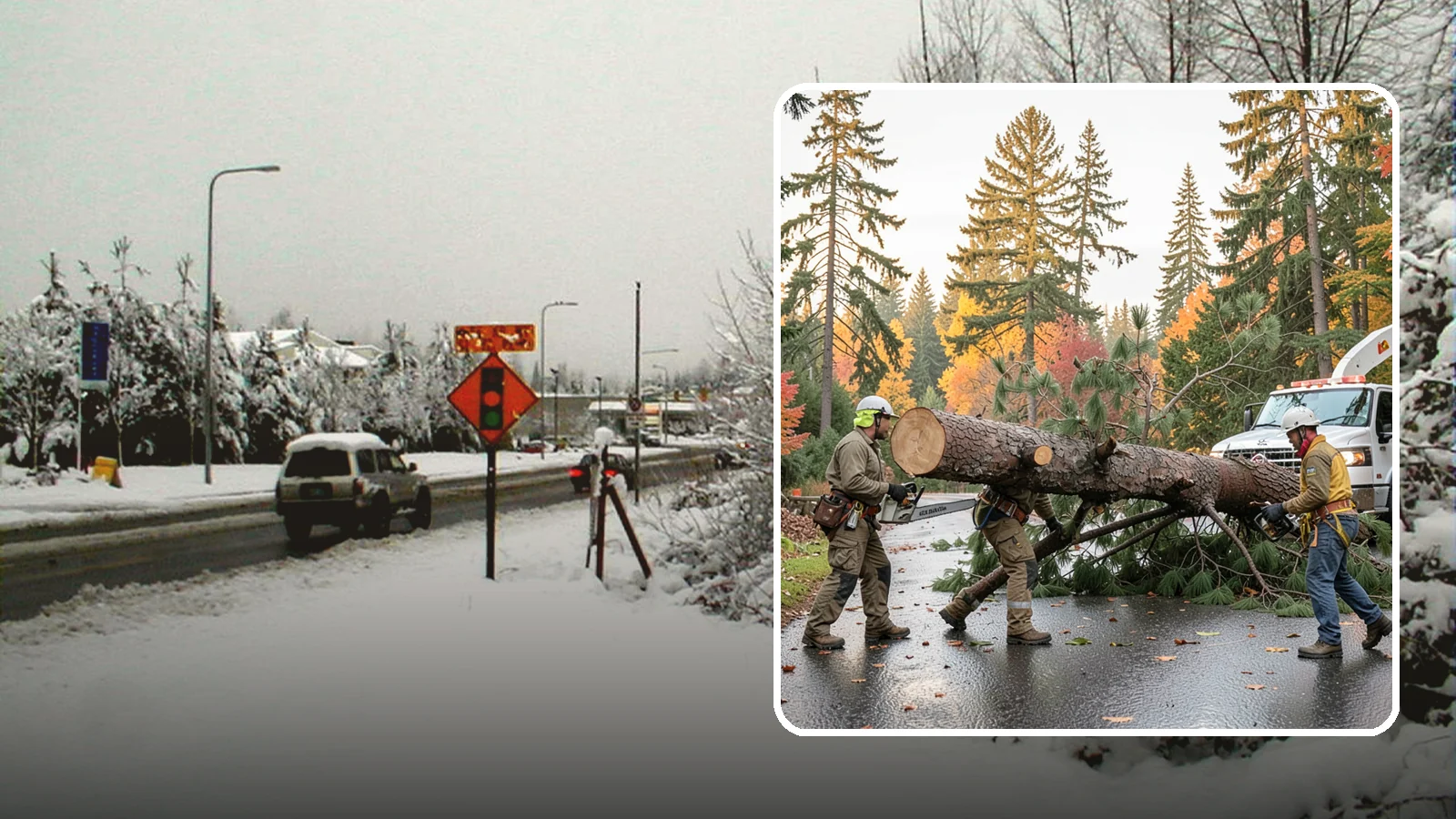 Emergency tree removal in Newcastle, King County, WA - The urgent removal of trees that present an immediate danger.