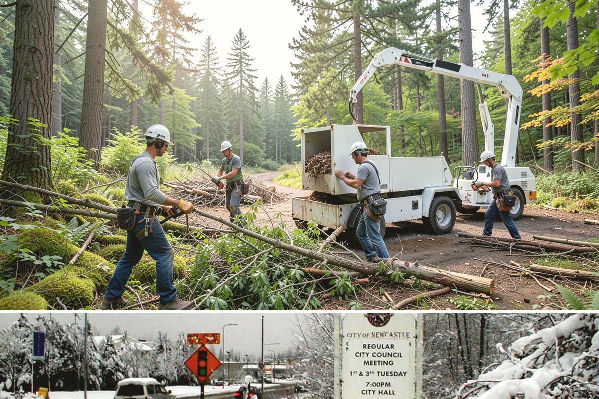 Emergency tree removal in Newcastle, King County, WA - This urgent service must be performed immediately when a tree fails regardless of season, though crews in Puget Sound navigate...