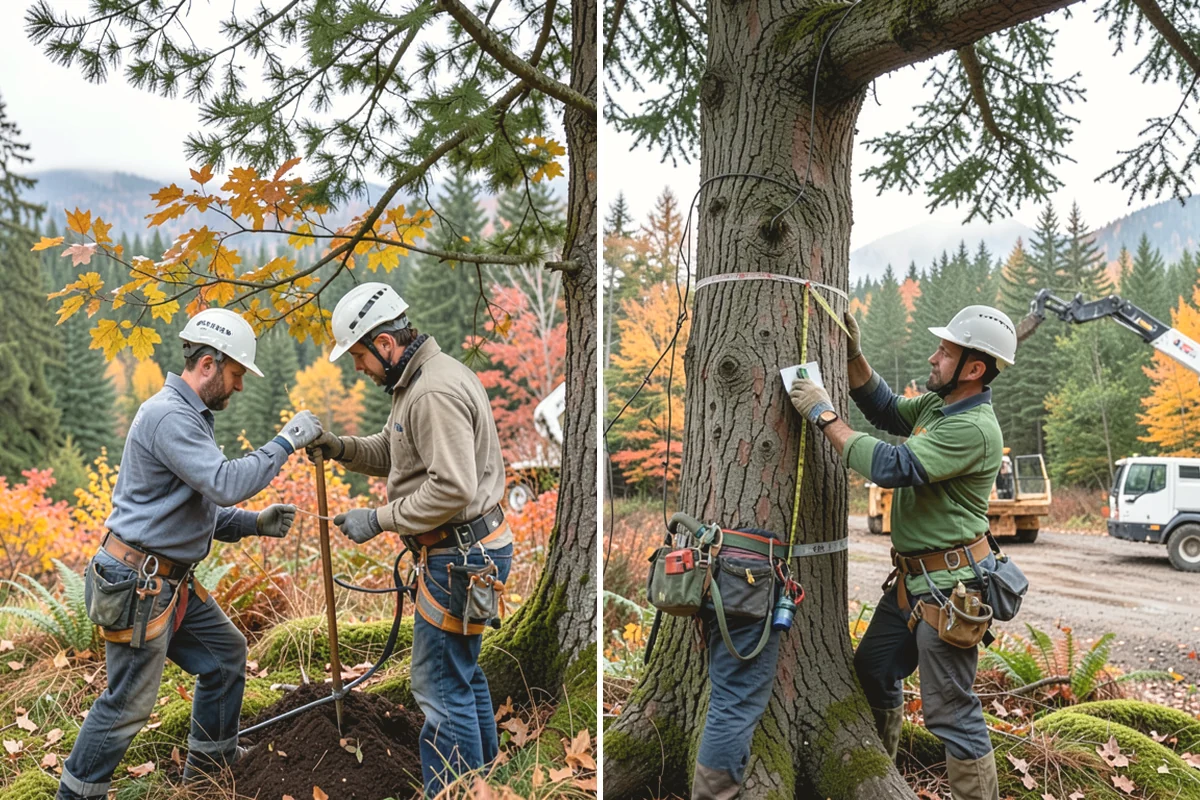 Emergency tree removal in North Bend, King County, WA - On-site assessment and hazard evaluation
