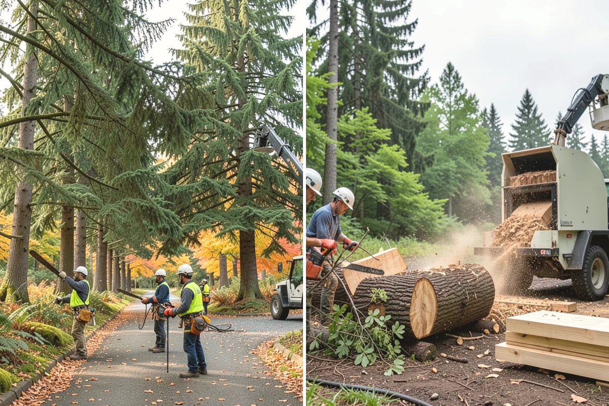 Emergency tree removal in Oak Harbor, Island County, WA - On-site assessment and hazard evaluation