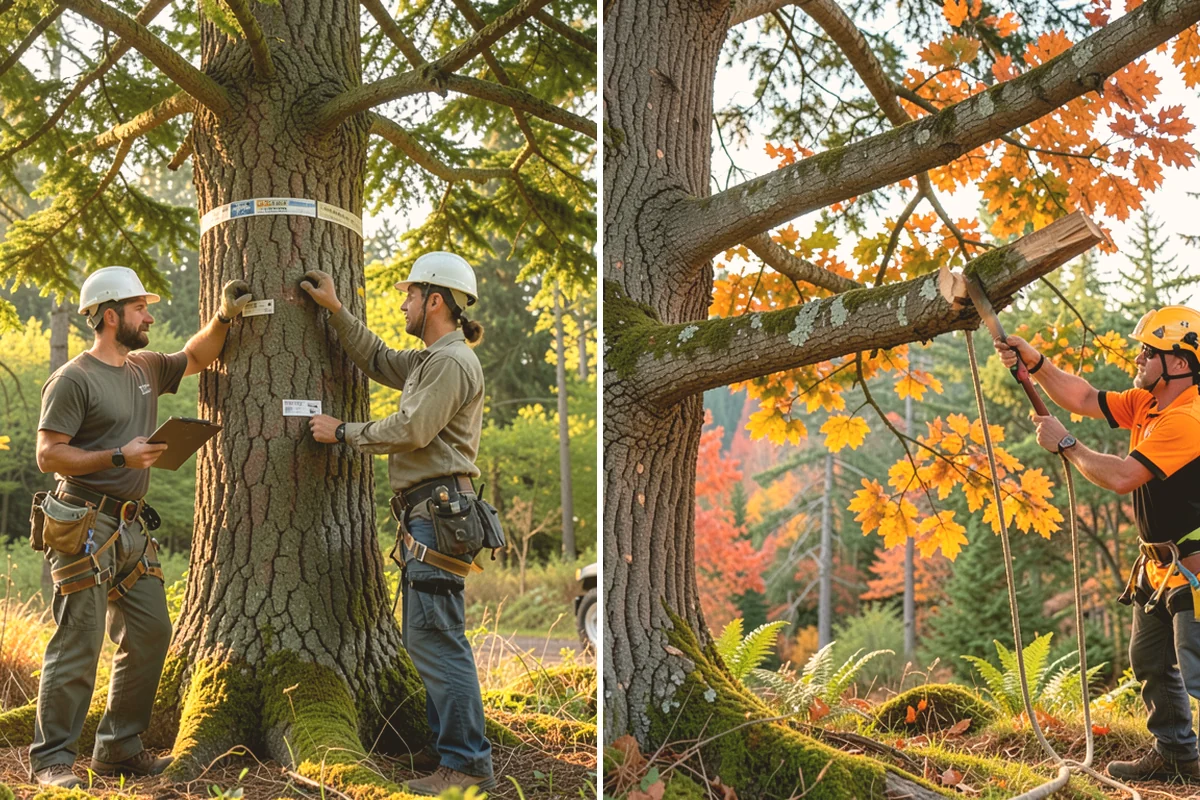 Emergency tree removal in Orting, Pierce County, WA - On-site assessment and hazard evaluation