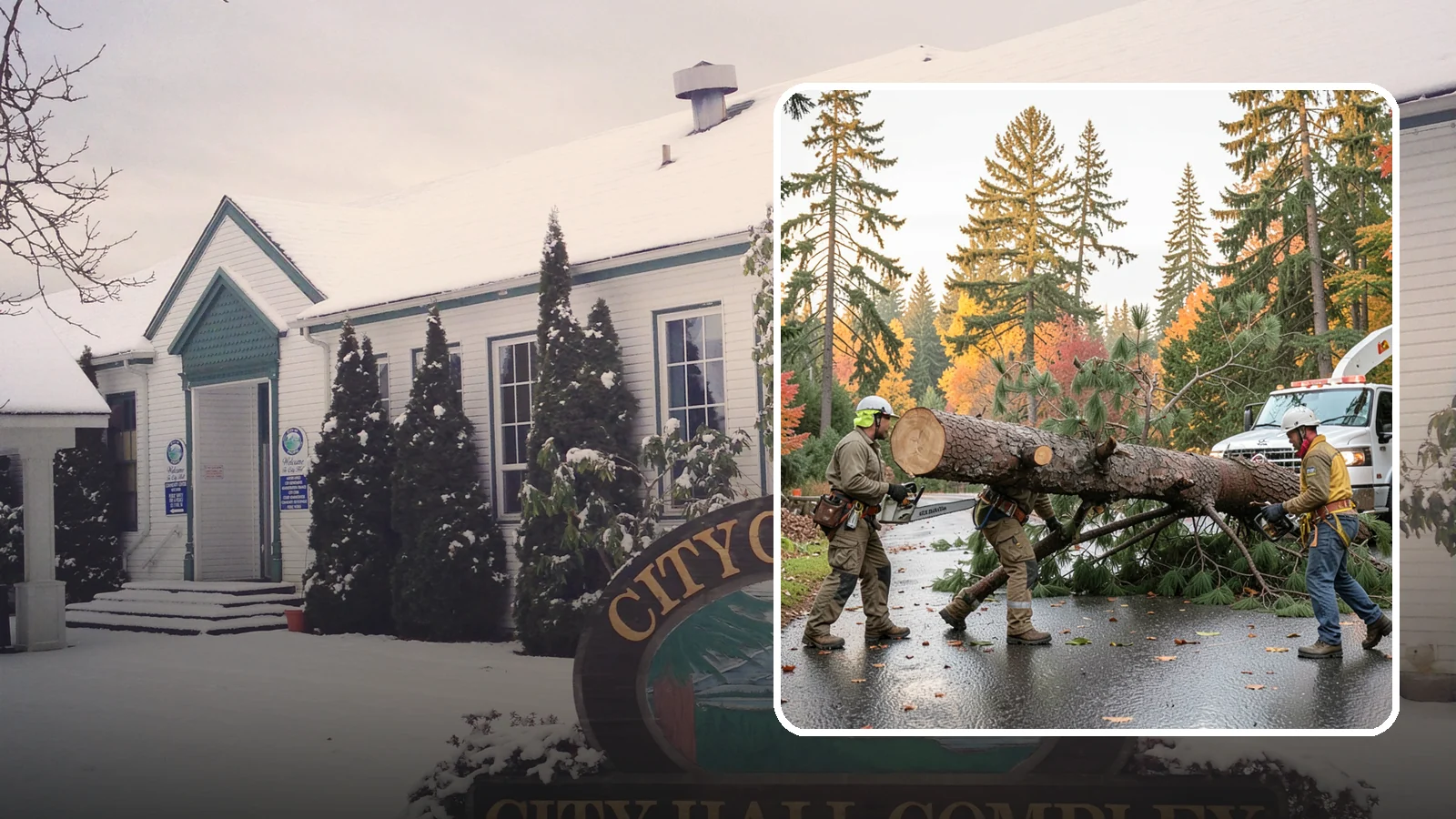 Emergency tree removal in Pacific, King County, WA - The urgent removal of trees that present an immediate danger.
