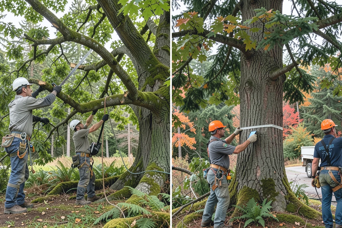 Emergency tree removal in Renton, King County, WA - On-site assessment and hazard evaluation