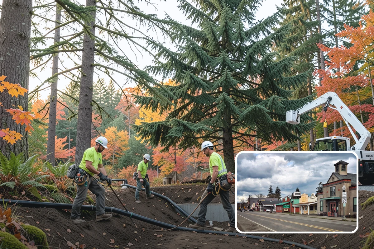 Emergency tree removal in Roy, Pierce County, WA - Removes safety hazards and reduces liability