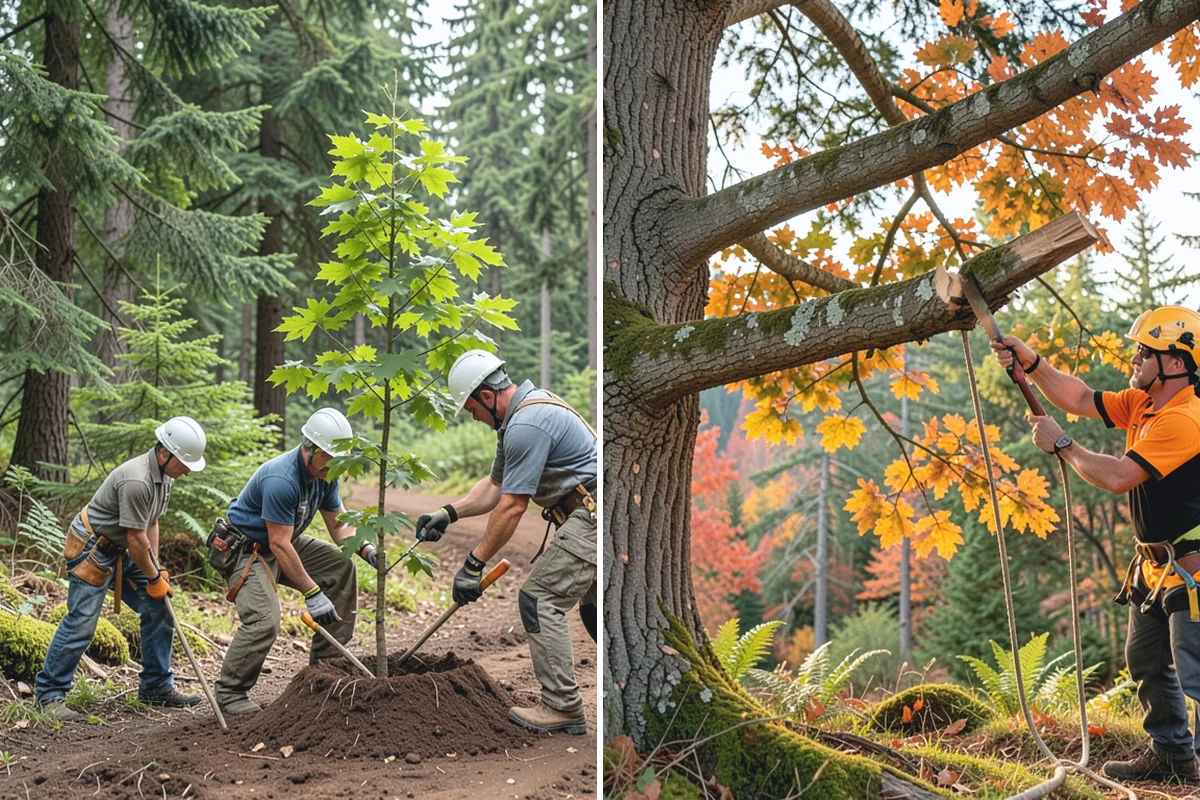 Emergency tree removal in Skykomish, King County, WA - On-site assessment and hazard evaluation