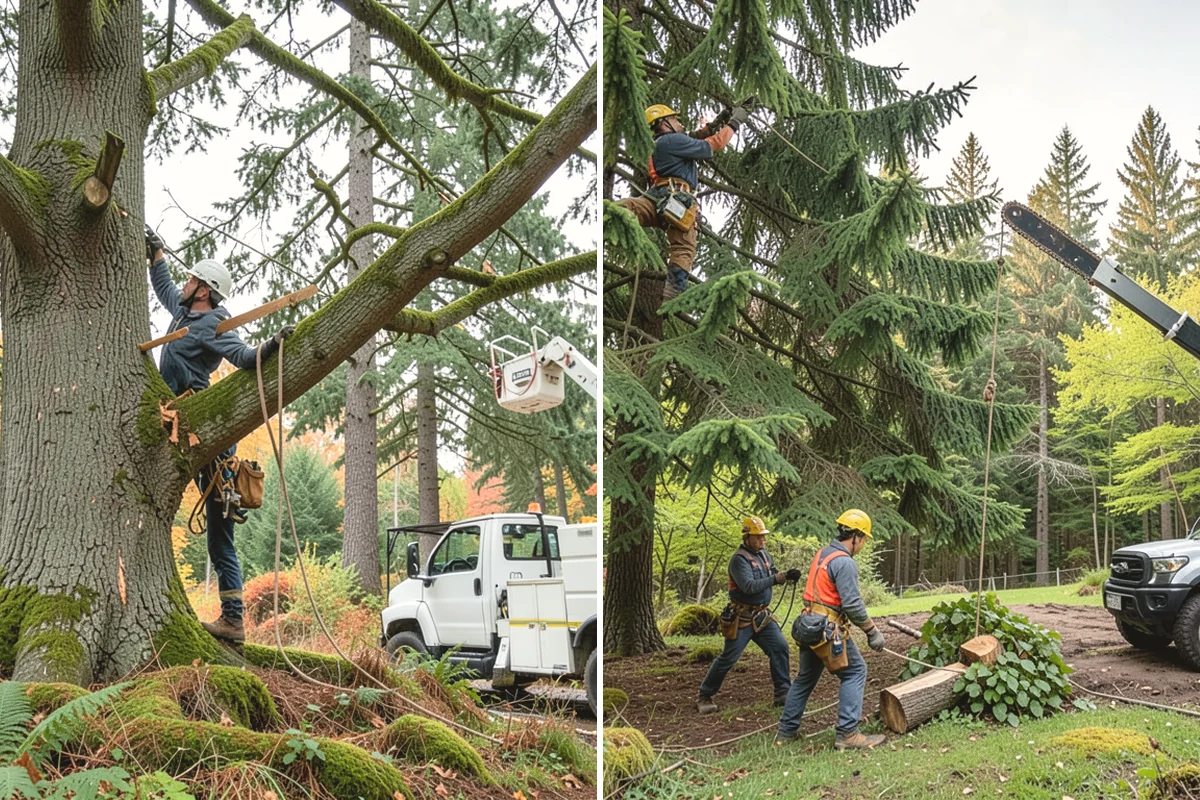 Emergency tree removal in Tukwila, King County, WA - On-site assessment and hazard evaluation