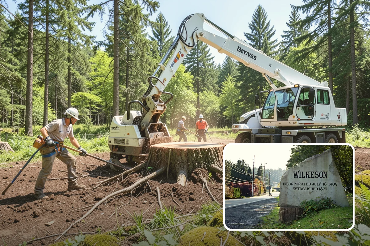 Emergency tree removal in Wilkeson, Pierce County, WA - Removes safety hazards and reduces liability