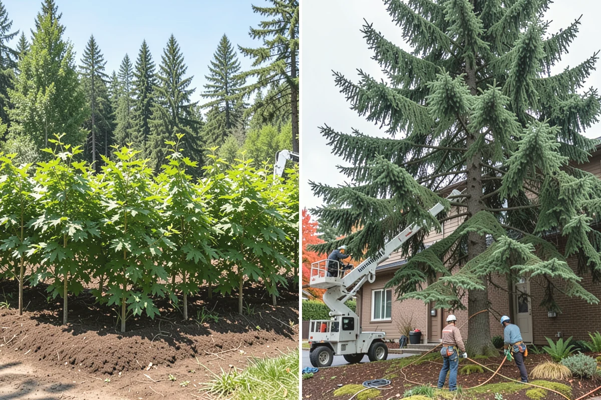 Emergency tree removal in Yarrow Point, King County, WA - On-site assessment and hazard evaluation
