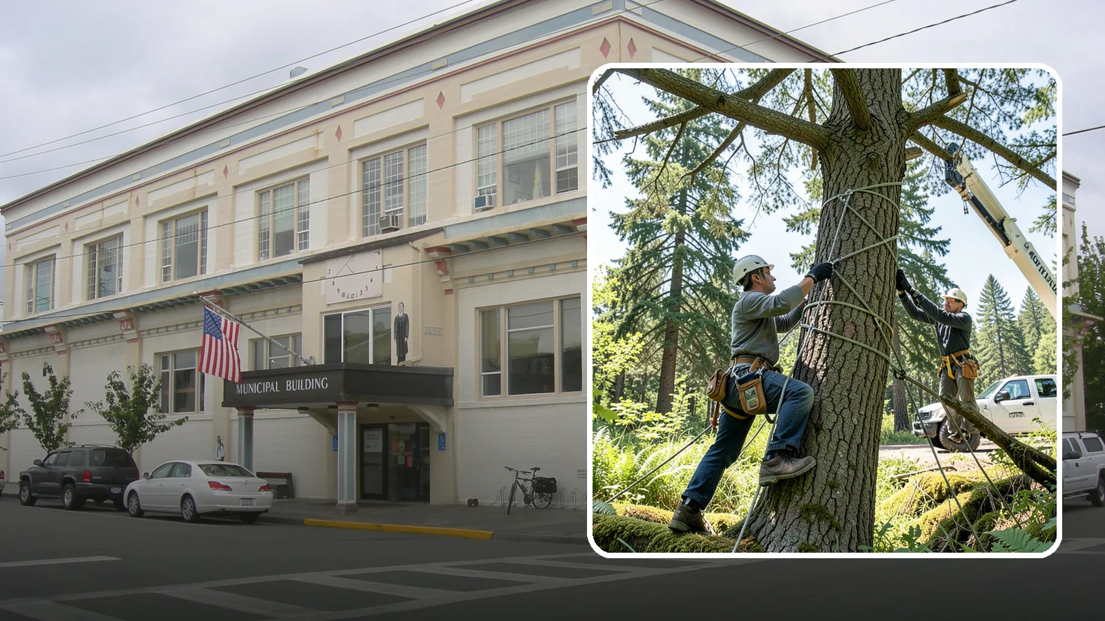 Emergency Tree Stabilization in Anacortes, Skagit County, WA - The urgent, temporary stabilization of a compromised or partially failed tree.