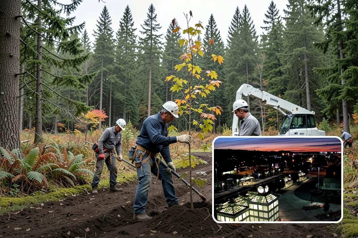 Emergency Tree Stabilization in Auburn, King County, WA - Reduces the risk of limb or stem failure