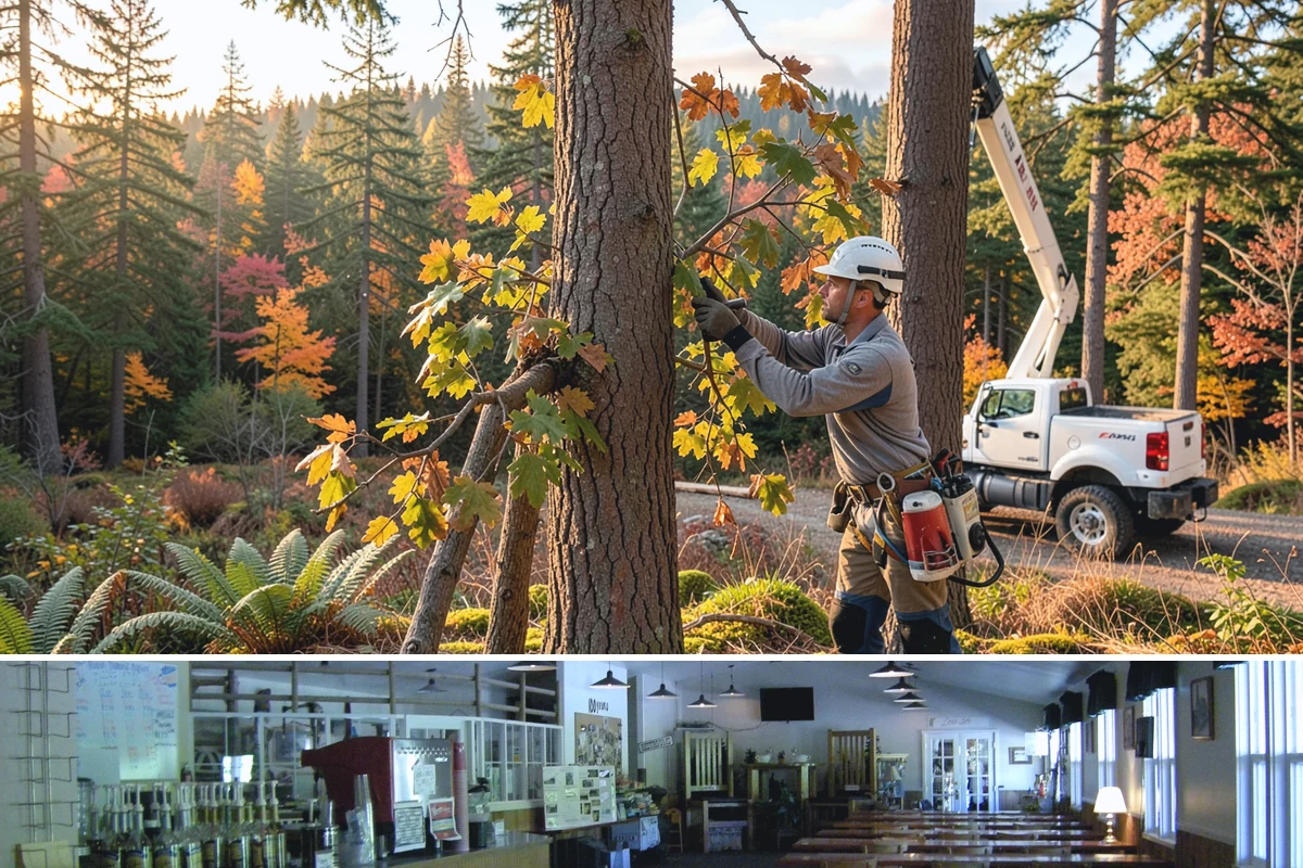 Emergency Tree Stabilization in Black Diamond, King County, WA - This urgent safety measure can be performed year-round in Puget Sound weather whenever a tree faces immediate risk of failure.