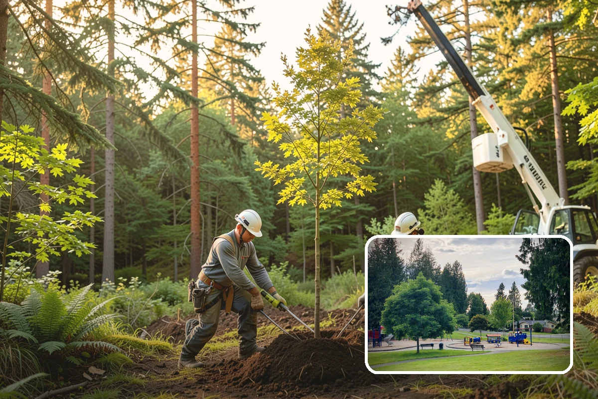 Emergency Tree Stabilization in Bonney Lake, Pierce County, WA - Reduces the risk of limb or stem failure