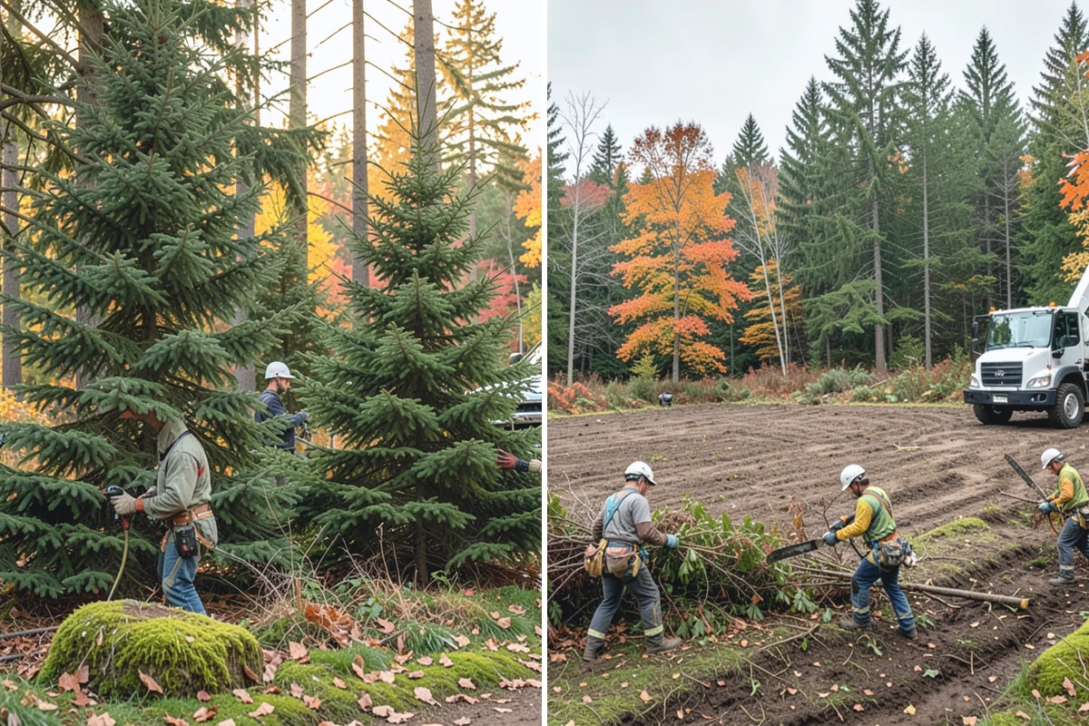 Emergency Tree Stabilization in Bonney Lake, Pierce County, WA - Assess structural defects and load paths