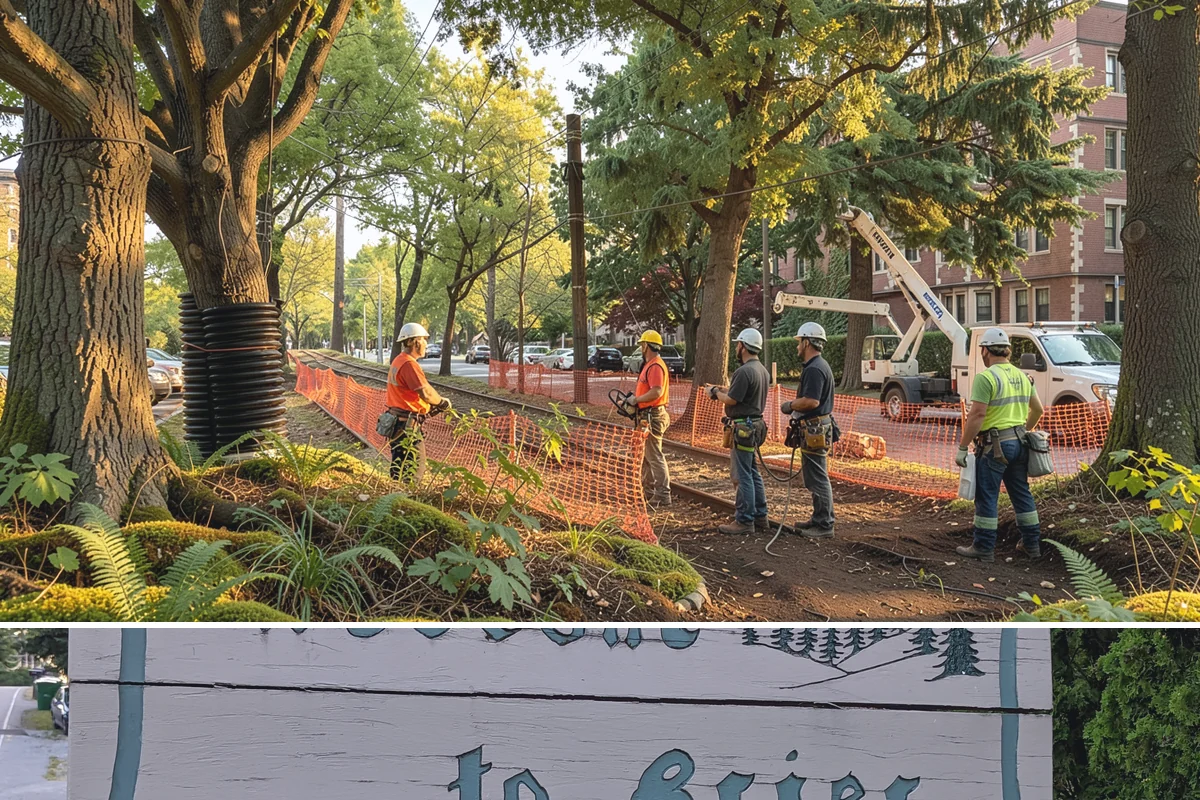 Emergency Tree Stabilization in Brier, Snohomish County, WA - This urgent safety measure can be performed year-round in Puget Sound weather whenever a tree faces immediate risk of failure.