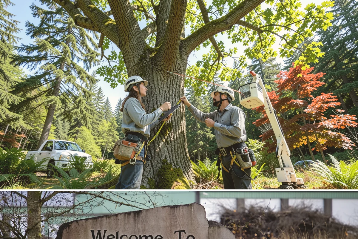 Emergency Tree Stabilization in Buckley, Pierce County, WA - This urgent safety measure can be performed year-round in Puget Sound weather whenever a tree faces immediate risk of failure.