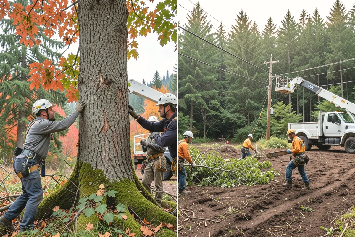 Emergency Tree Stabilization in Burien, King County, WA - Assess structural defects and load paths