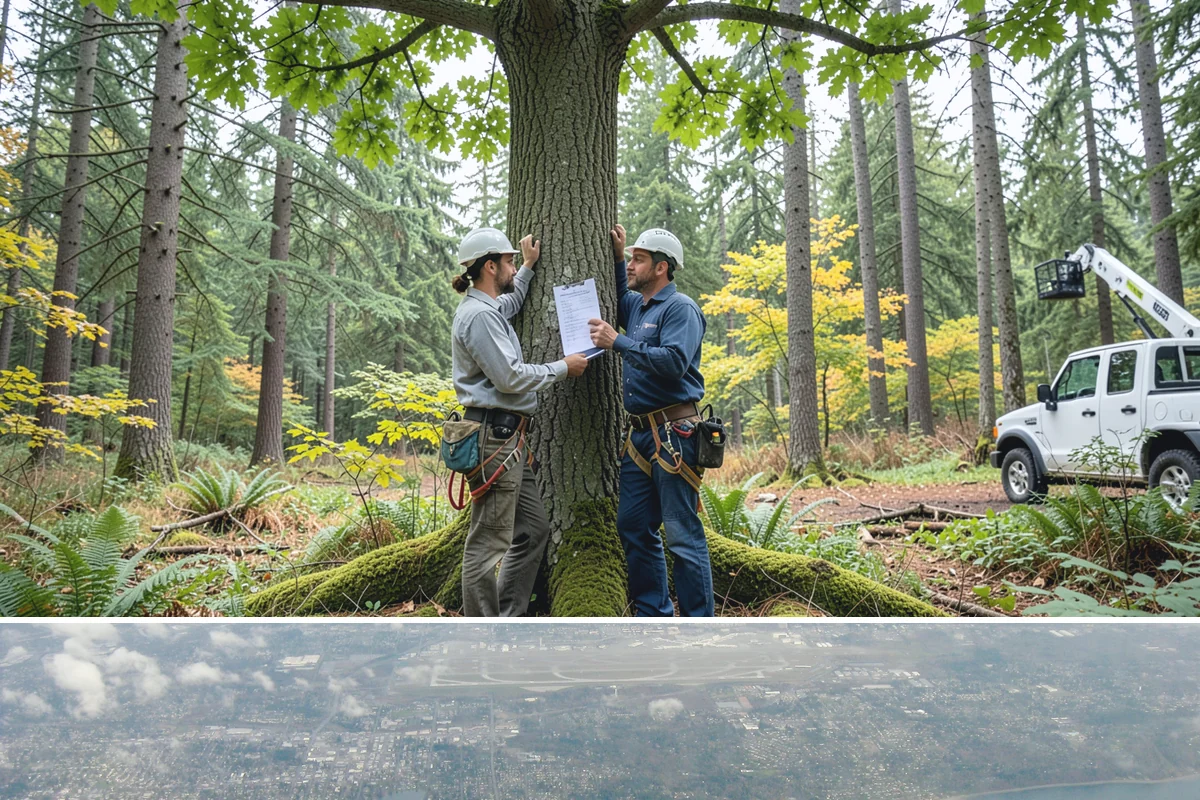 Emergency Tree Stabilization in Burien, King County, WA - This urgent safety measure can be performed year-round in Puget Sound weather whenever a tree faces immediate risk of failure.