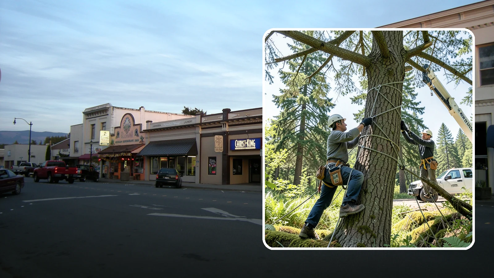 Emergency Tree Stabilization in Burlington, Skagit County, WA - The urgent, temporary stabilization of a compromised or partially failed tree.