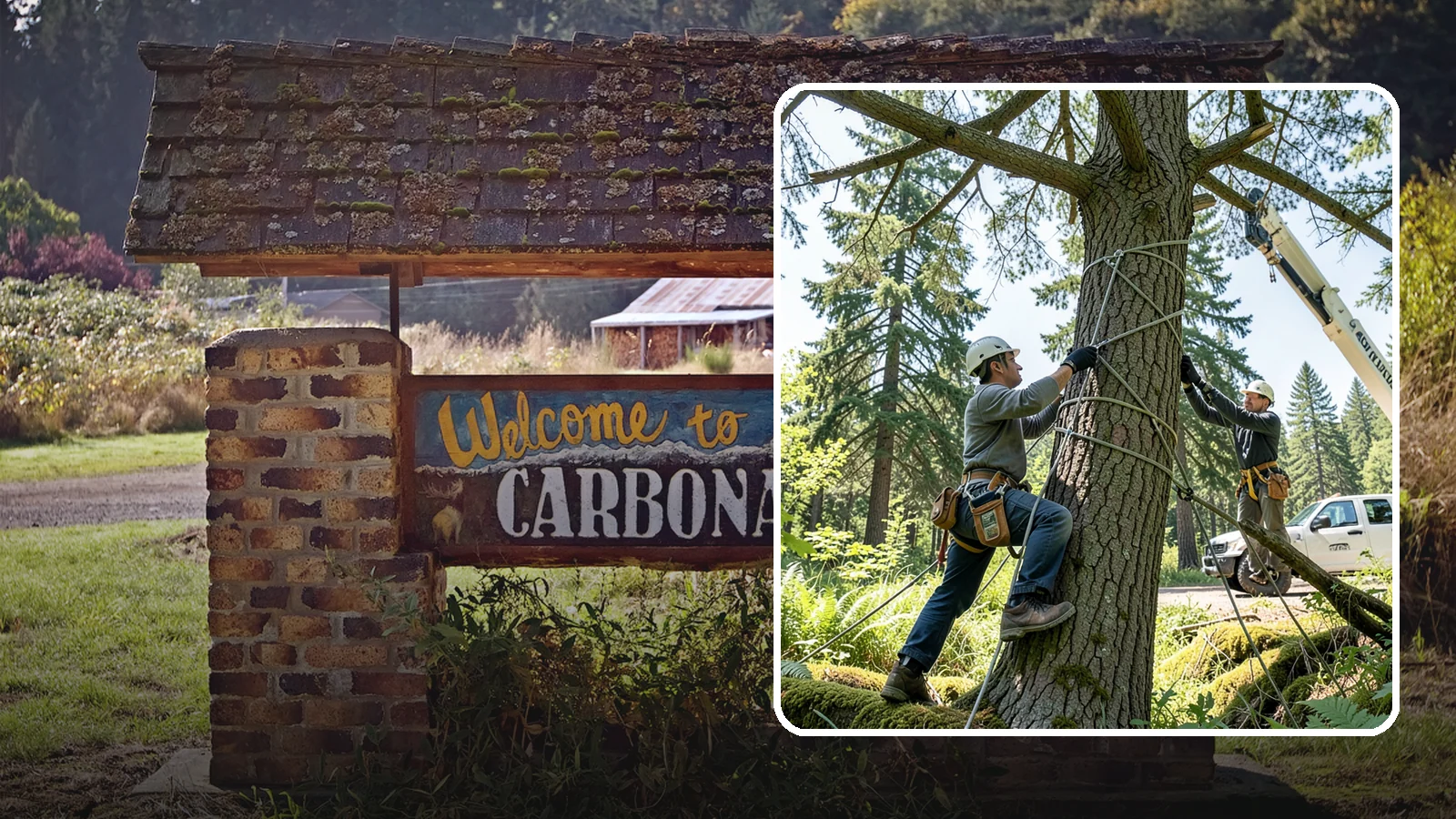 Emergency Tree Stabilization in Carbonado, Pierce County, WA - The urgent, temporary stabilization of a compromised or partially failed tree.