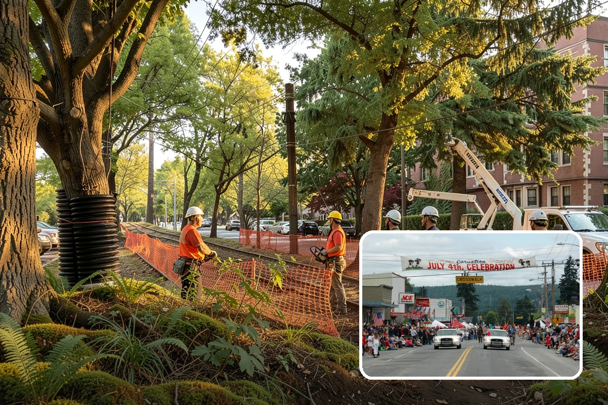 Emergency Tree Stabilization in Carnation, King County, WA - Reduces the risk of limb or stem failure