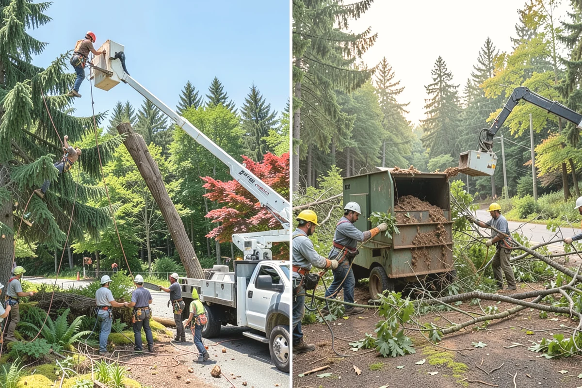 Emergency Tree Stabilization in Carnation, King County, WA - Assess structural defects and load paths