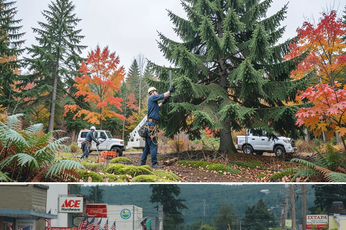 Emergency Tree Stabilization in Carnation, King County, WA - This urgent safety measure can be performed year-round in Puget Sound weather whenever a tree faces immediate risk of failure.