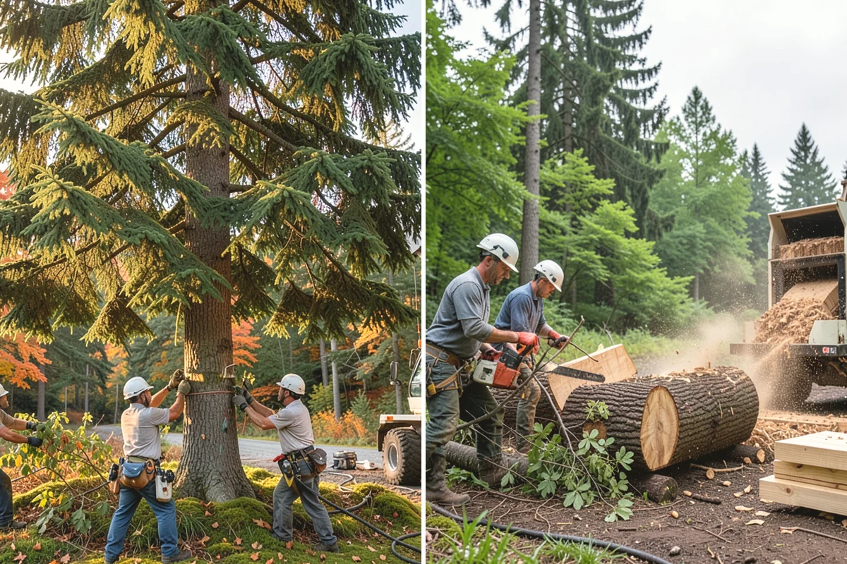 Emergency Tree Stabilization in Covington, King County, WA - Assess structural defects and load paths