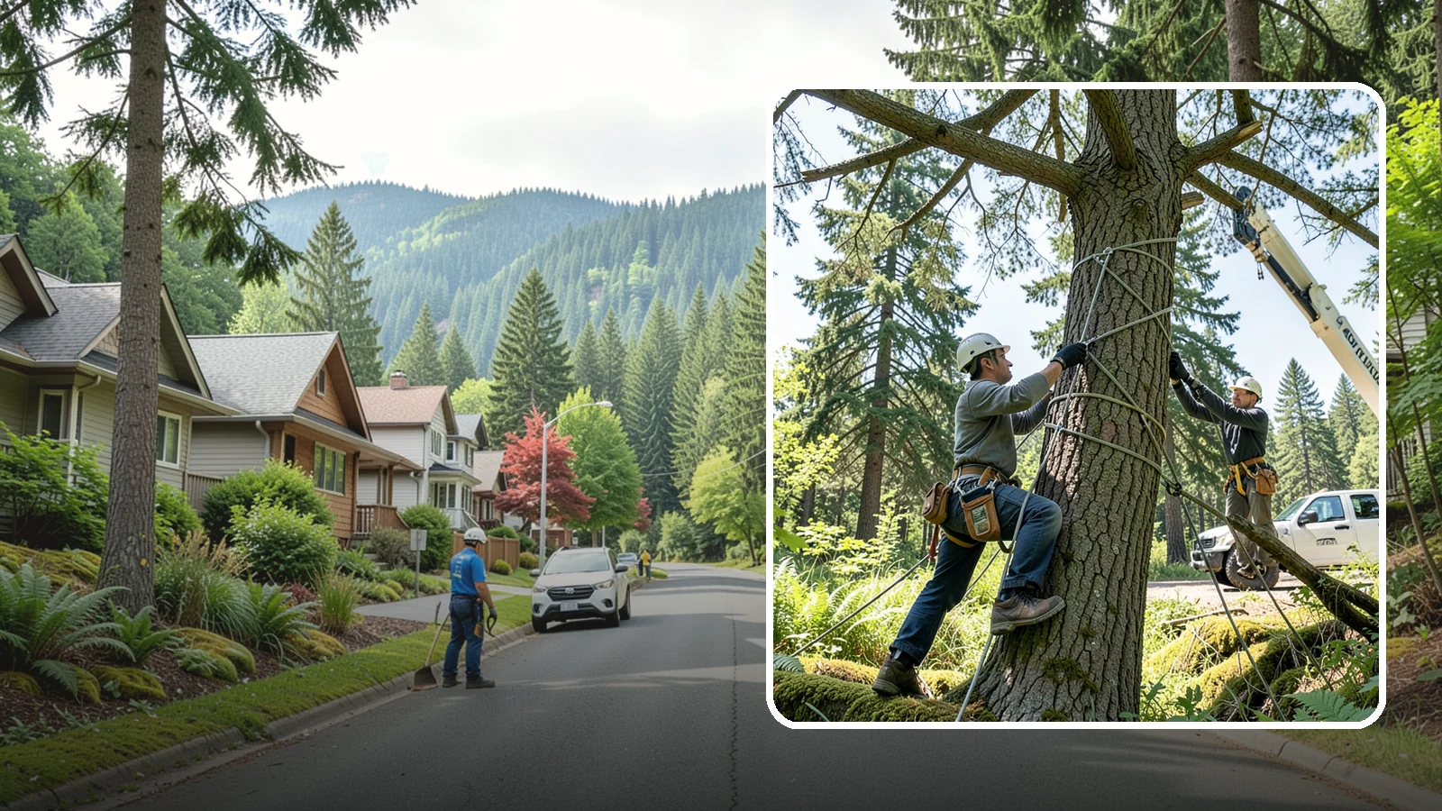 Emergency Tree Stabilization in Darrington, Snohomish County, WA - The urgent, temporary stabilization of a compromised or partially failed tree.