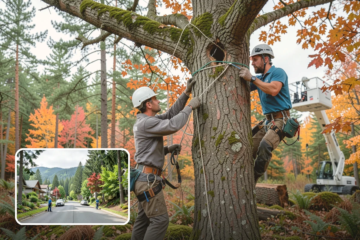 Emergency Tree Stabilization in Darrington, Snohomish County, WA - Reduces the risk of limb or stem failure