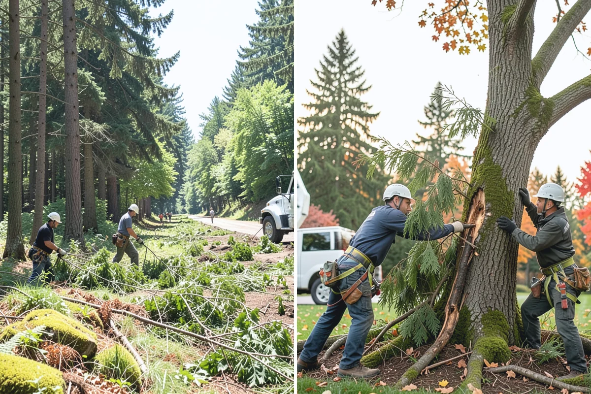 Emergency Tree Stabilization in Des Moines, King County, WA - Assess structural defects and load paths