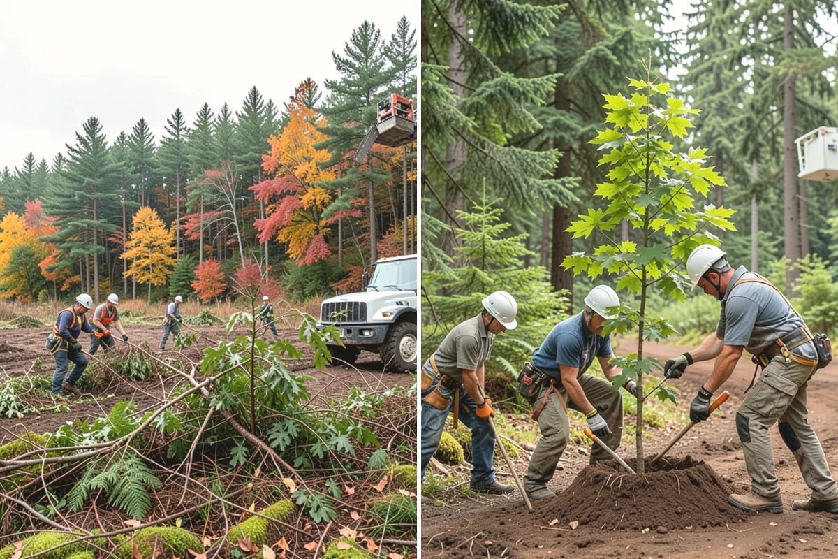 Emergency Tree Stabilization in Duvall, King County, WA - Assess structural defects and load paths
