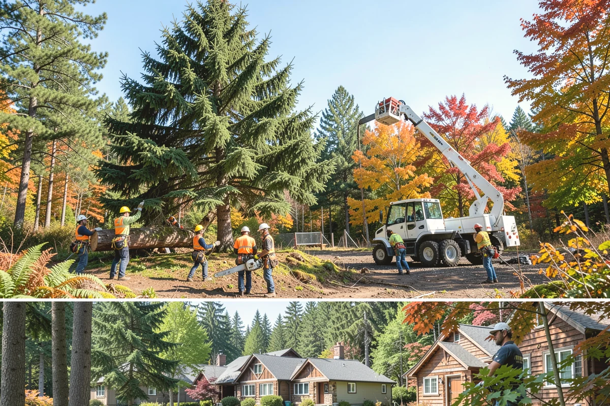 Emergency Tree Stabilization in Edgewood, Pierce County, WA - This urgent safety measure can be performed year-round in Puget Sound weather whenever a tree faces immediate risk of failure.