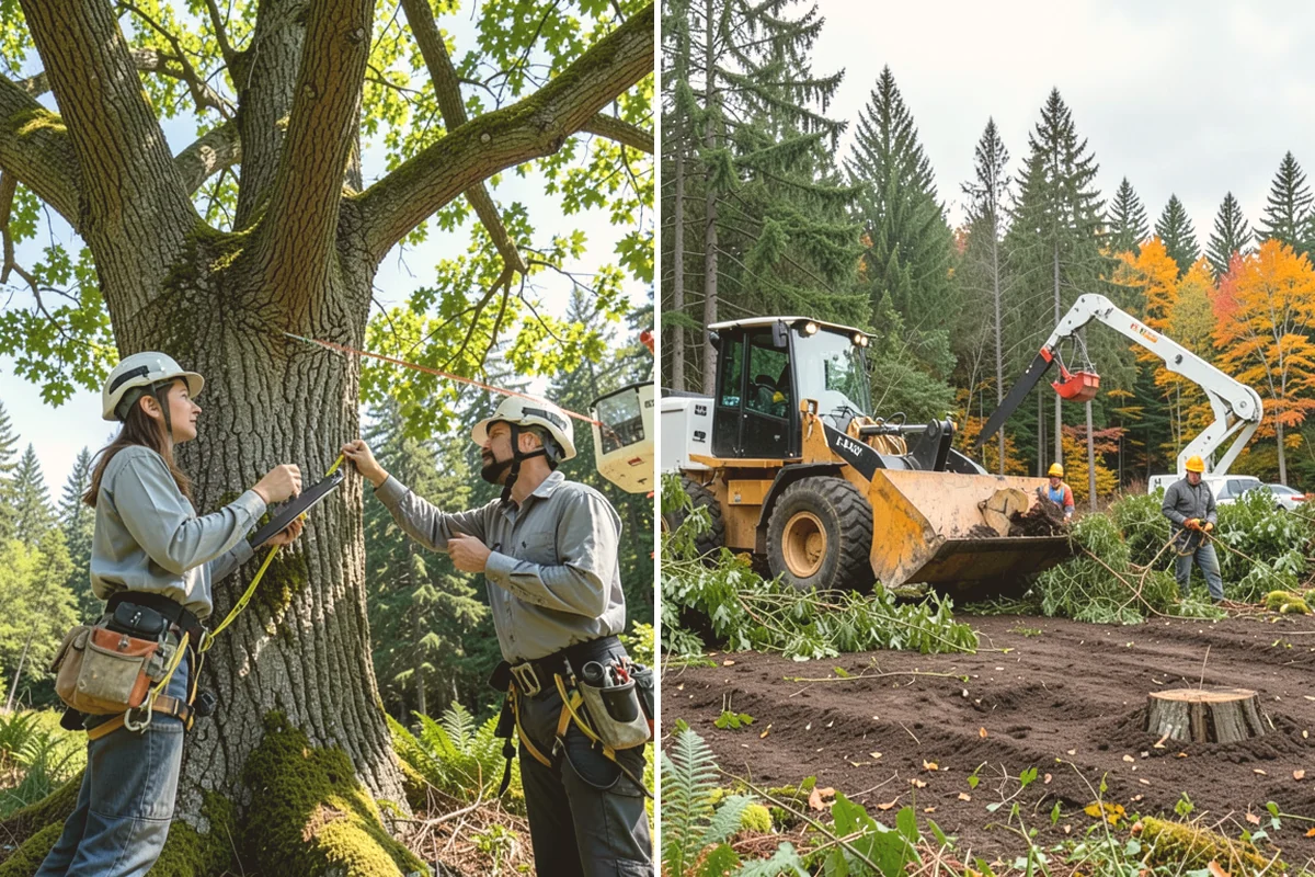 Emergency Tree Stabilization in Fife, Pierce County, WA - Assess structural defects and load paths