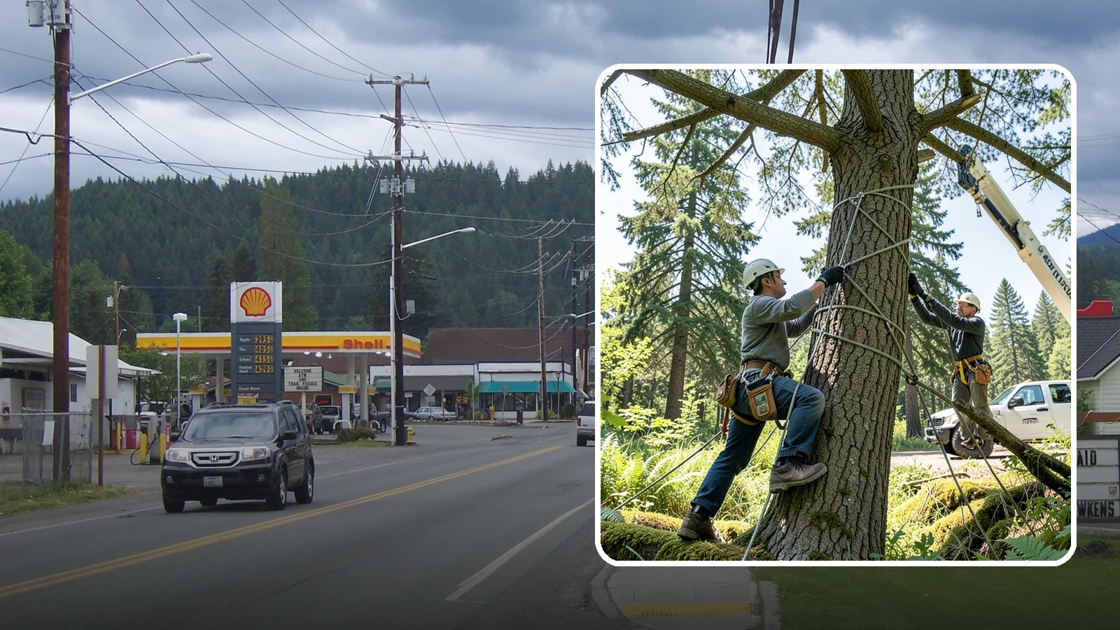Emergency Tree Stabilization in Granite Falls, Snohomish County, WA - The urgent, temporary stabilization of a compromised or partially failed tree.