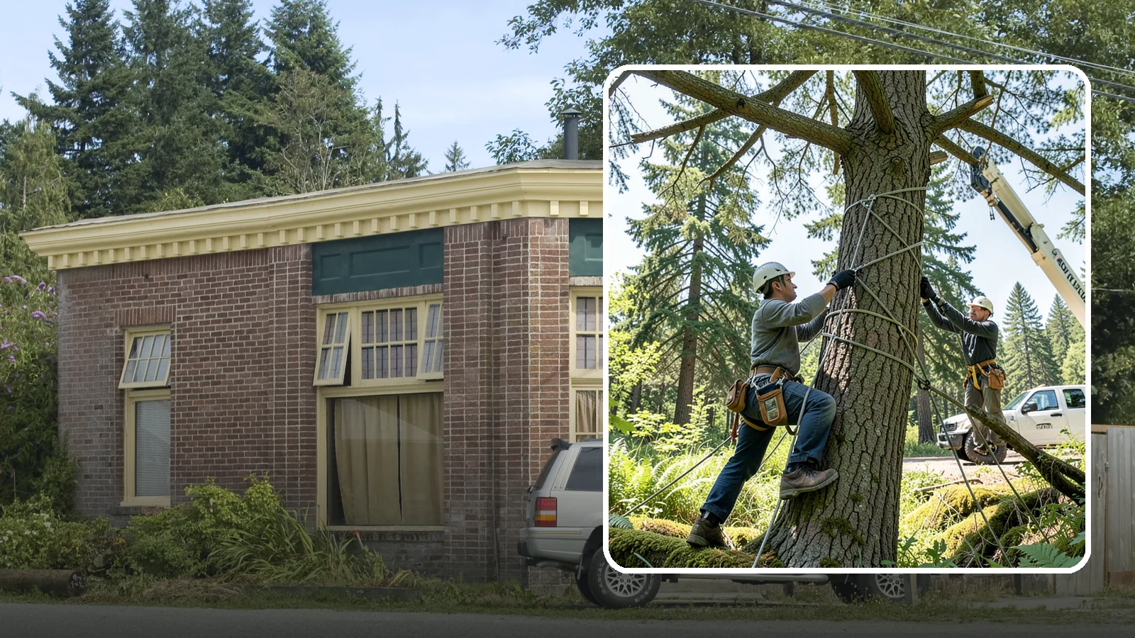 Emergency Tree Stabilization in Hamilton, Skagit County, WA - The urgent, temporary stabilization of a compromised or partially failed tree.
