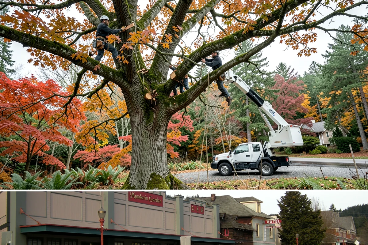 Emergency Tree Stabilization in Issaquah, King County, WA - This urgent safety measure can be performed year-round in Puget Sound weather whenever a tree faces immediate risk of failure.