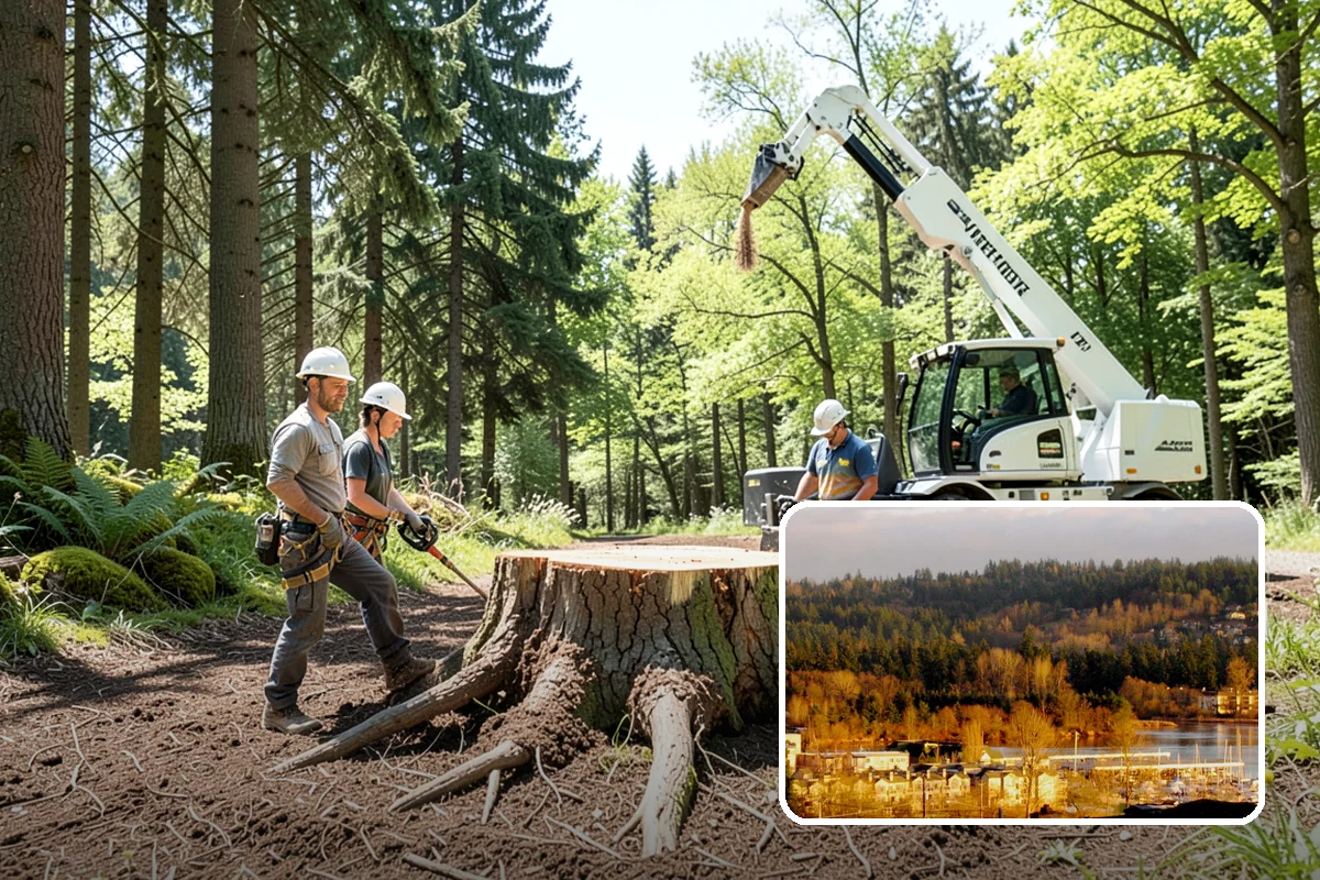 Emergency Tree Stabilization in Kenmore, King County, WA - Reduces the risk of limb or stem failure